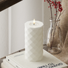 Crystal Cut Pillar Candle